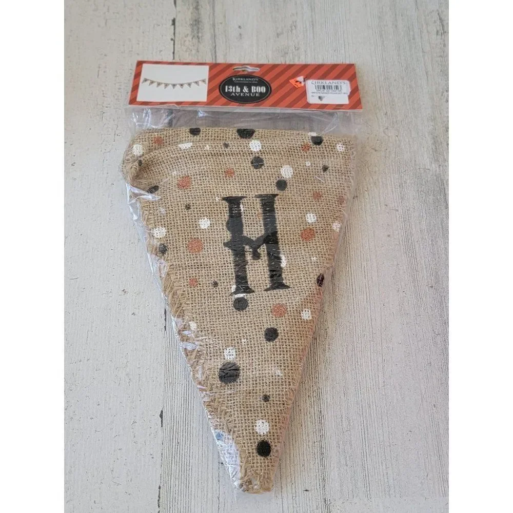 Kirkland 13 &‎ Boo Avenue Halloween Banner rustic